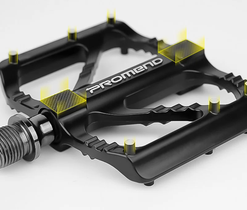 Ultraleichtes Rennrad-Fahrradpedal aus Aluminiumlegierung, Schnellspannpedal, rutschfeste Fahrrad-3-Lager-Pedale, Fahrradteile – Detail 9