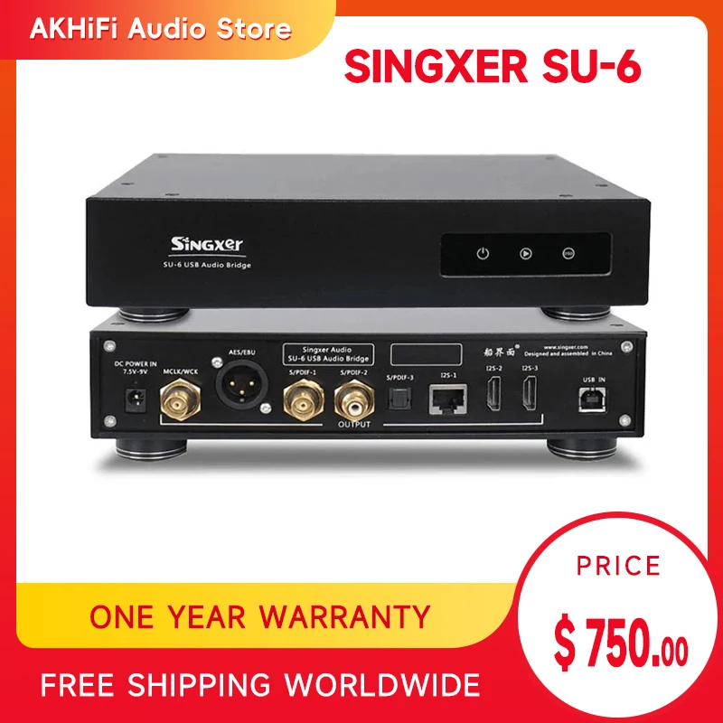 

Singxer SU-6 Audio Интерфейс XMOS XU208 CPLD фемтосекундные часы цифровой интерфейс USB интерфейс SU6