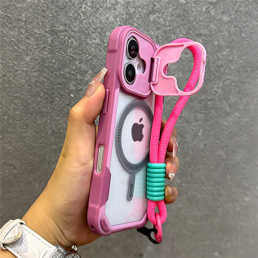 Armor Candy Color Clash For Magsafe Phone Case For iPhone 11 15 14 13 12 16 Pro Max 5