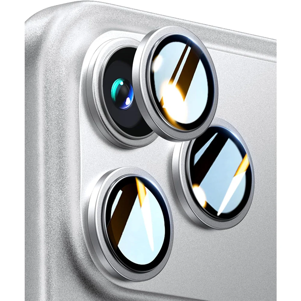 Orange Glass Camera Lens Protector Cover - Enhanced Phone Protection Accessory