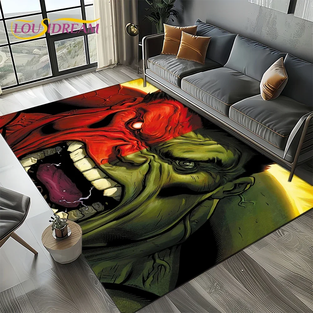 27 Style SpiderMan Marvel Avengers Cartoon Rug Carpet for Living Room Bedroom Home Decor Non-slip Sofa Doormat