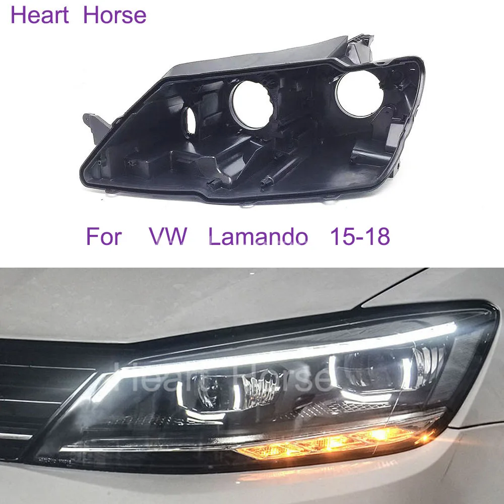 

For Volkswagen Lamando 2015 2016 2017 2018 Headlight Base Auto Car Rear Base Front Headlamp House Headlight Back House
