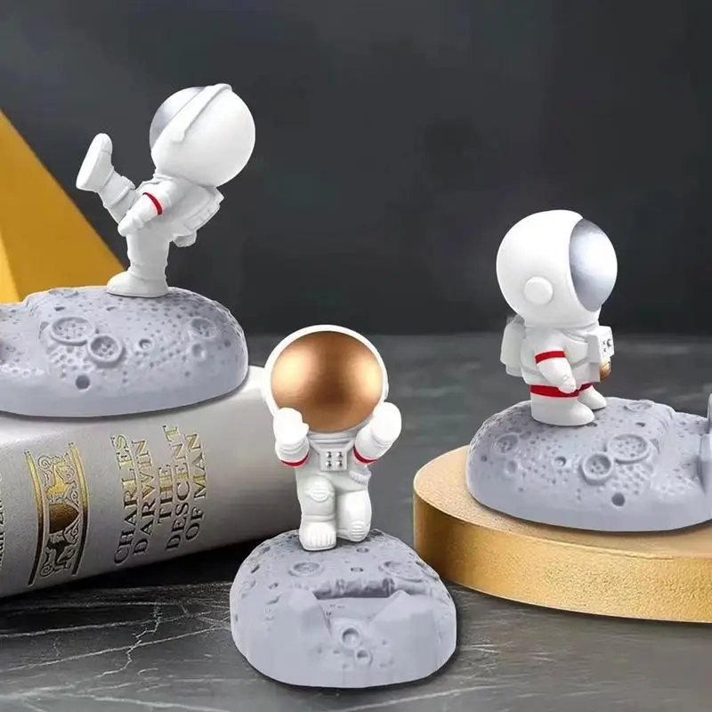 Universal Mobile Phone Holder Resin Astronauts Ornaments Stand Table Desktop For Phone Holder Cell Phone Accessories - Image 3