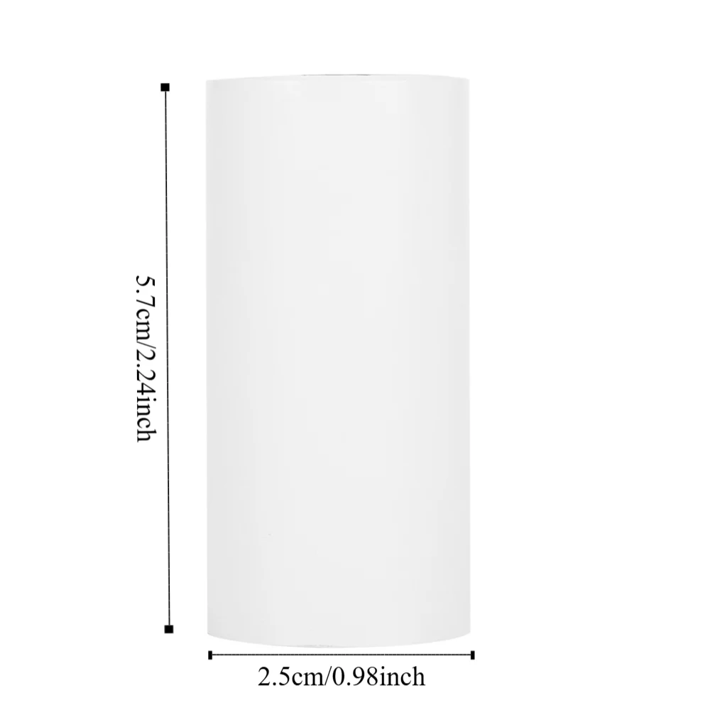 10롤 57*25mm 감열지 롤, 롤당 6m, 종이심 포함, 신용카드 용지, 오래 지속되는 선명한 인쇄