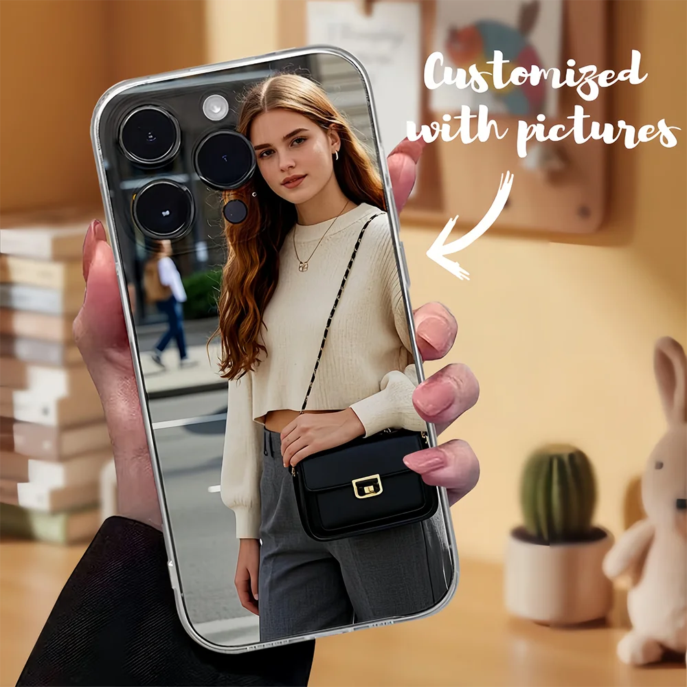 DIY Customizable Photo Anti-Shock Silicone Back Cover