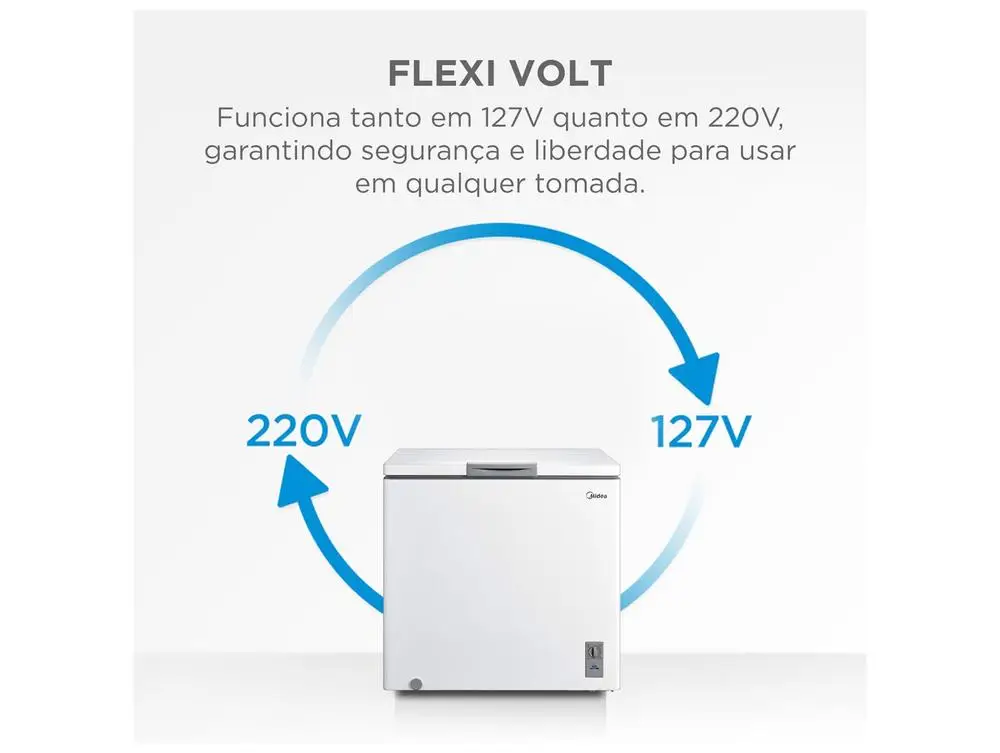 Freezer Horizontal Midea 1 Porta 198L MDRC280SFZ013 - Bivolt 2