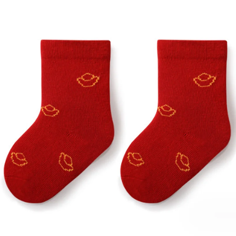 새로운   양말 가을 겨울 새해 소년과 소녀 양말