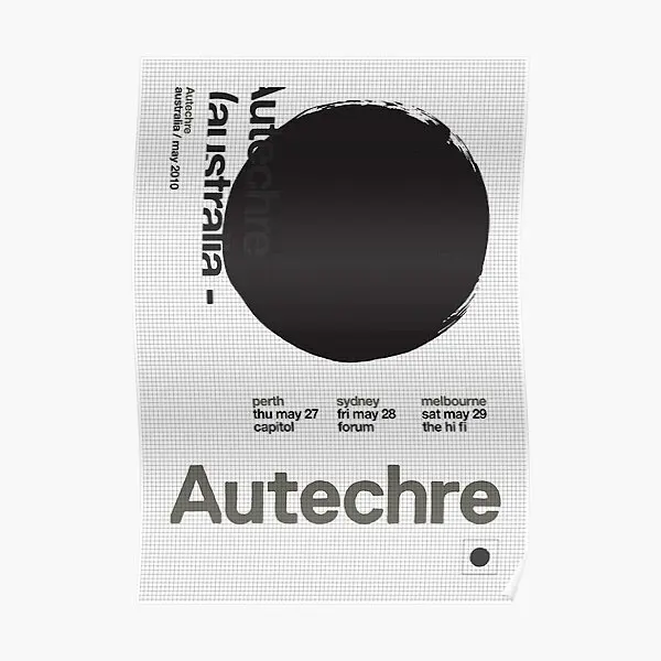 

Autechre Графический бумажный плакат, картина, забавный декор комнаты, украшение, винтажная роспись, Художественная печать на стене, современный дом, без рамки