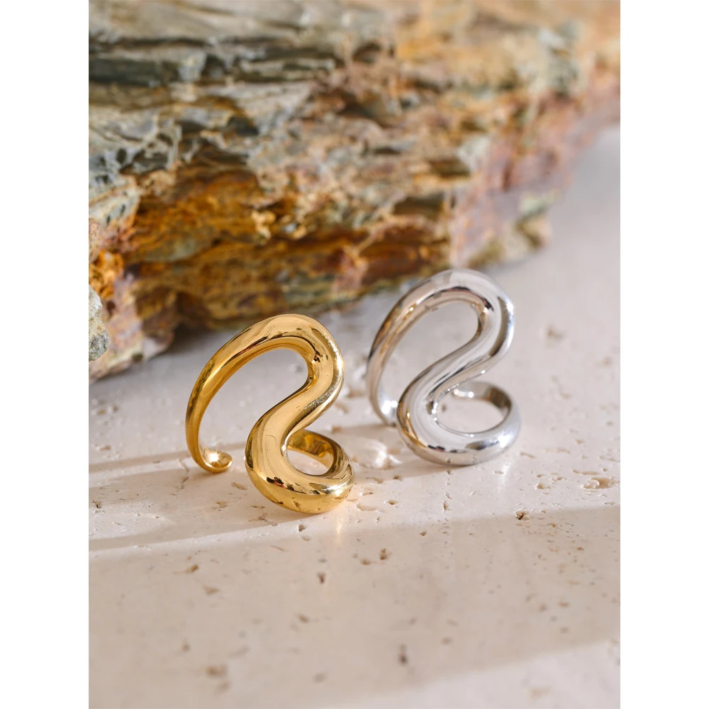 Yhpup Adjustable Minimalist Metal Ring