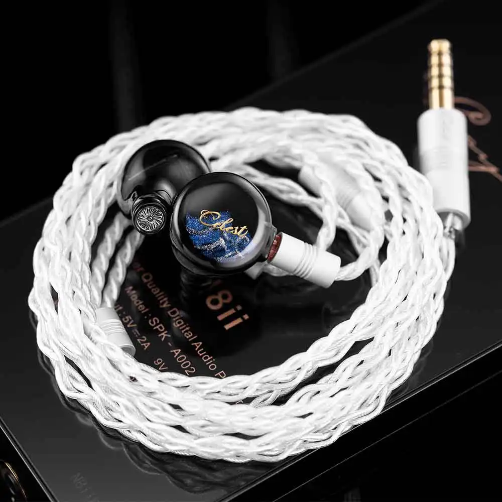Kinera Celest Pandamon 2.0 이어폰, SPD 스퀘어 드라이버, 평면 인이어 IEM 모니터 0.78, 2 핀 케이블, HiFi 게이밍 음악 헤드폰, 10mm