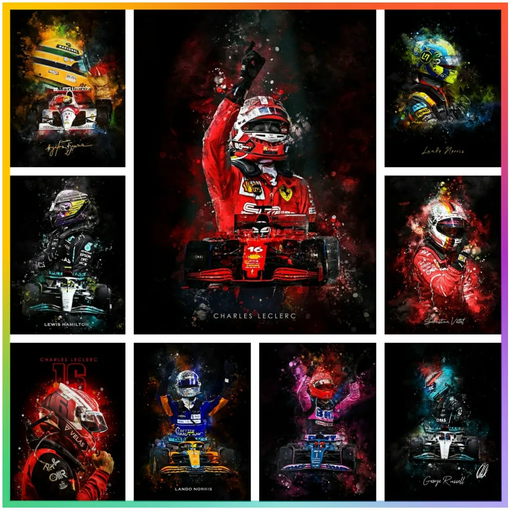 Kit De Peinture Diamant 5D “Lewis Hamilton” – 30x40 Cm, Diamants Ronds, Toile Collante | DIY, Loisir Créatif, Décoration