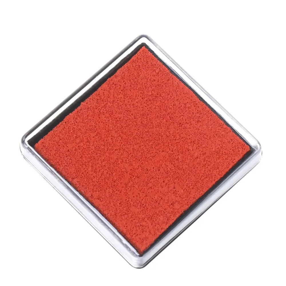Multi-Color Art Decor Scrapbooking Ink Pad - Square Fingerprint Stamp Pads for Office & School Supplies