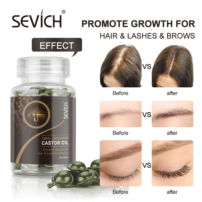30pcs Vitamin Capsule Oil Polygonum Multiflorum Fast Restore Hair Soft Smooth Shiny Deep Moisturizer Repair Anti Hairs Loss