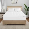 Serta Memory Flex Soft Queen Mattress Topper, 2" Pillow Top Mattress Pad, Cushioning Stain Resistant Mattress Protector with 15" 2