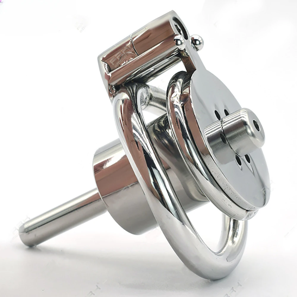 Men's Wear Button Ding Hidden Lock Negative Pole Number Lock Penis Cage Male Exercise Device Anti-escape-penis chastity cage,chastity lock sex toy