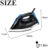Sonifer Electric Steamer Iron SF-9083 .Dry ironing function .Nebulizer steam function .Powerful burst steam vertical steam funct 6