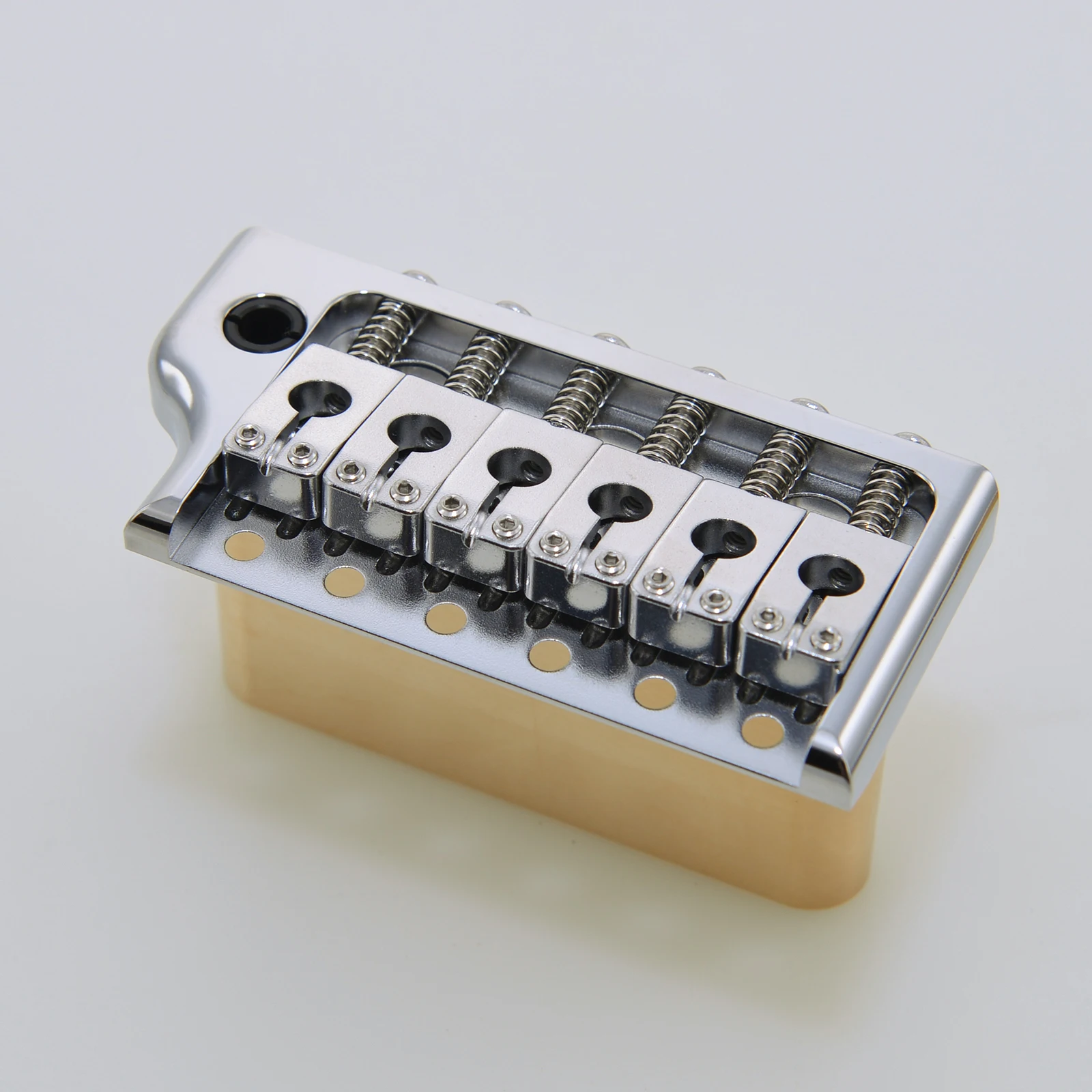 WAAH Gitarren-Tremolo-Brücke im PRS-Stil, CNC-gefräst, Ultra 52,5mm Messing, 6 Schrauben, Knife Edge für STcaster-Gitarre