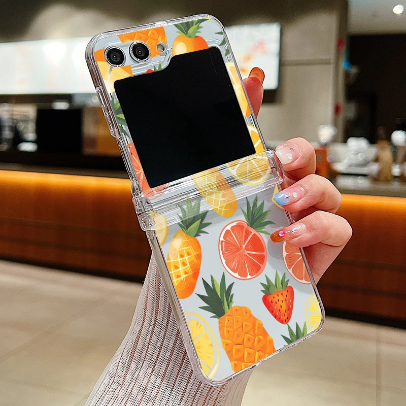 Cherry Watermelon Print Hard Folding Case