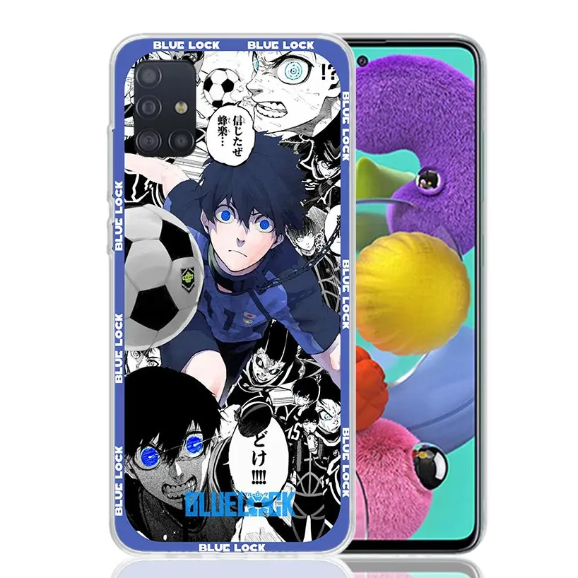 Blue Lock Anime-Themed Phone Case - Vibrant Design for Samsung Galaxy Devices