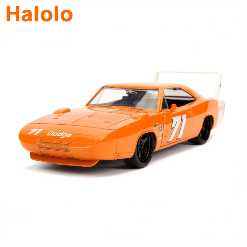 

1:24 1969 Dodge charger daytona Classic Muscle sports car High Simulation Diecast Metal Alloy Model Car Toy kids Gift Collection