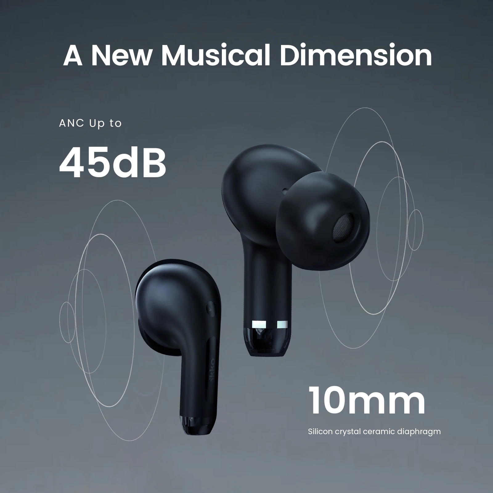 Ikko ワイヤレスイヤフォン ブラック ヨドバシ.com - イッコーオーディオ ikko audio 完全ワイヤレス