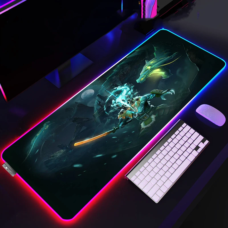 DOTA 2  RGB 콺 е Xl ӿ 콺 е, LED 콺 е, ̸ 콺 ī,  콺 е, PC ũ е Ʈ, Ʈ 40x90