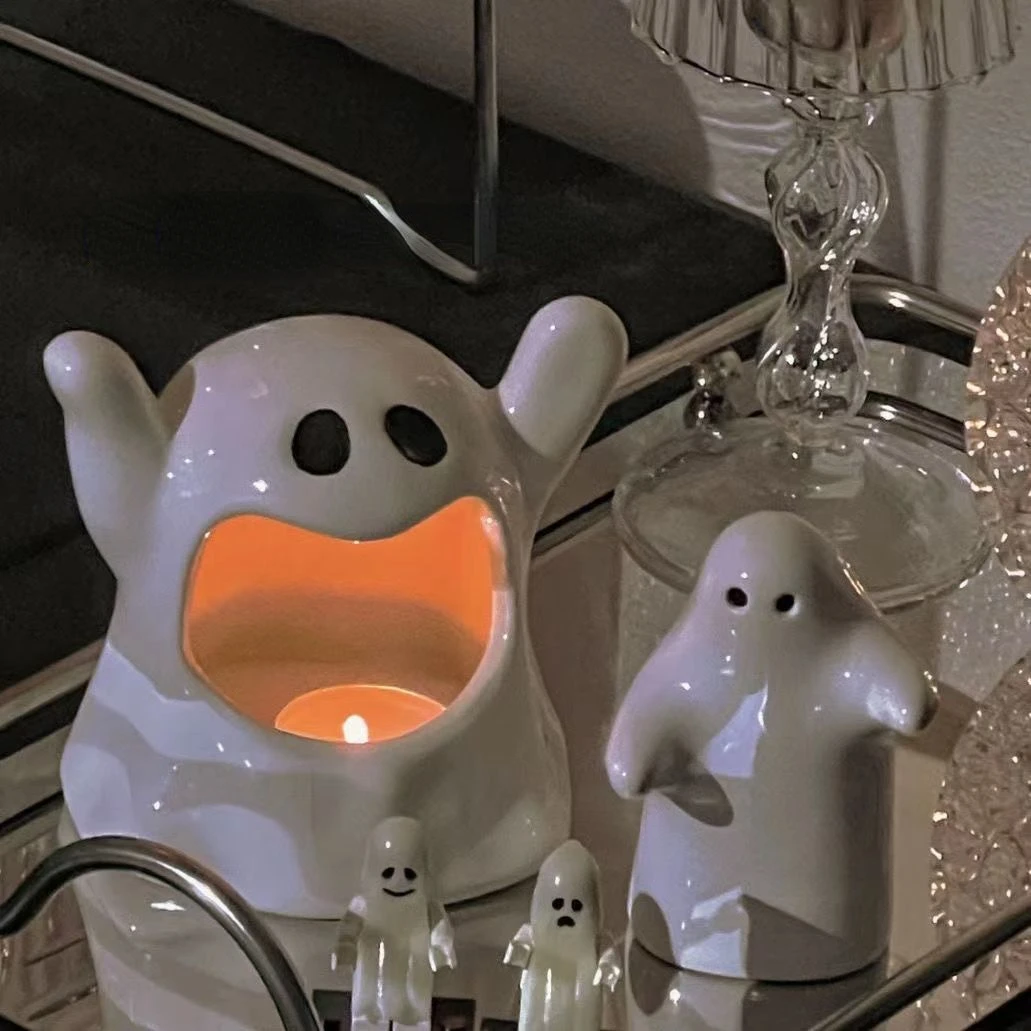 HalloweenAccessoriesGhostCandlestickHighTemperatureResistance