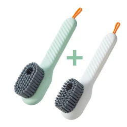 Premium Soft Bristle Long Handle Cleaning Brush (1PC White  1PC Green)
