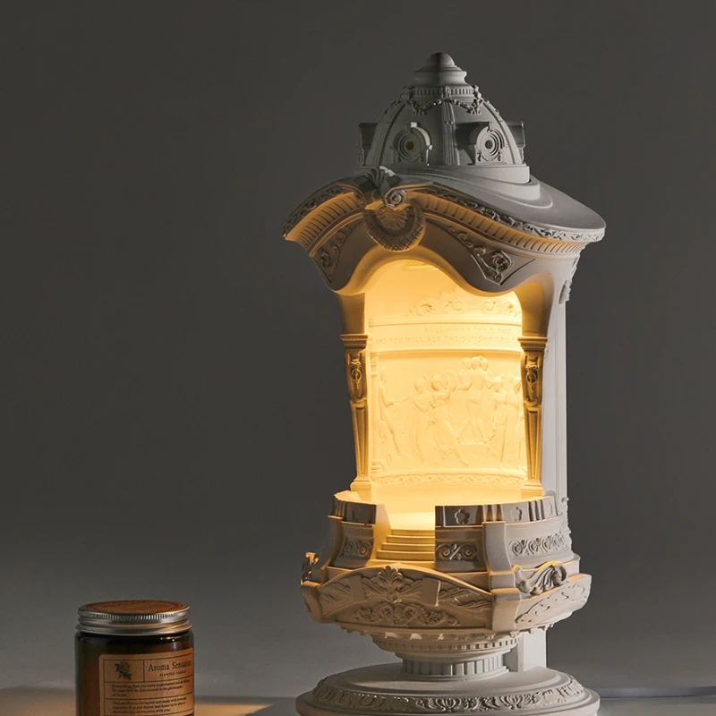 

Wedding Birthday Gift Melting Wax Lamp Desktop Decoration Decoration Decoration Cement Atmosphere Melting Candle Lamp