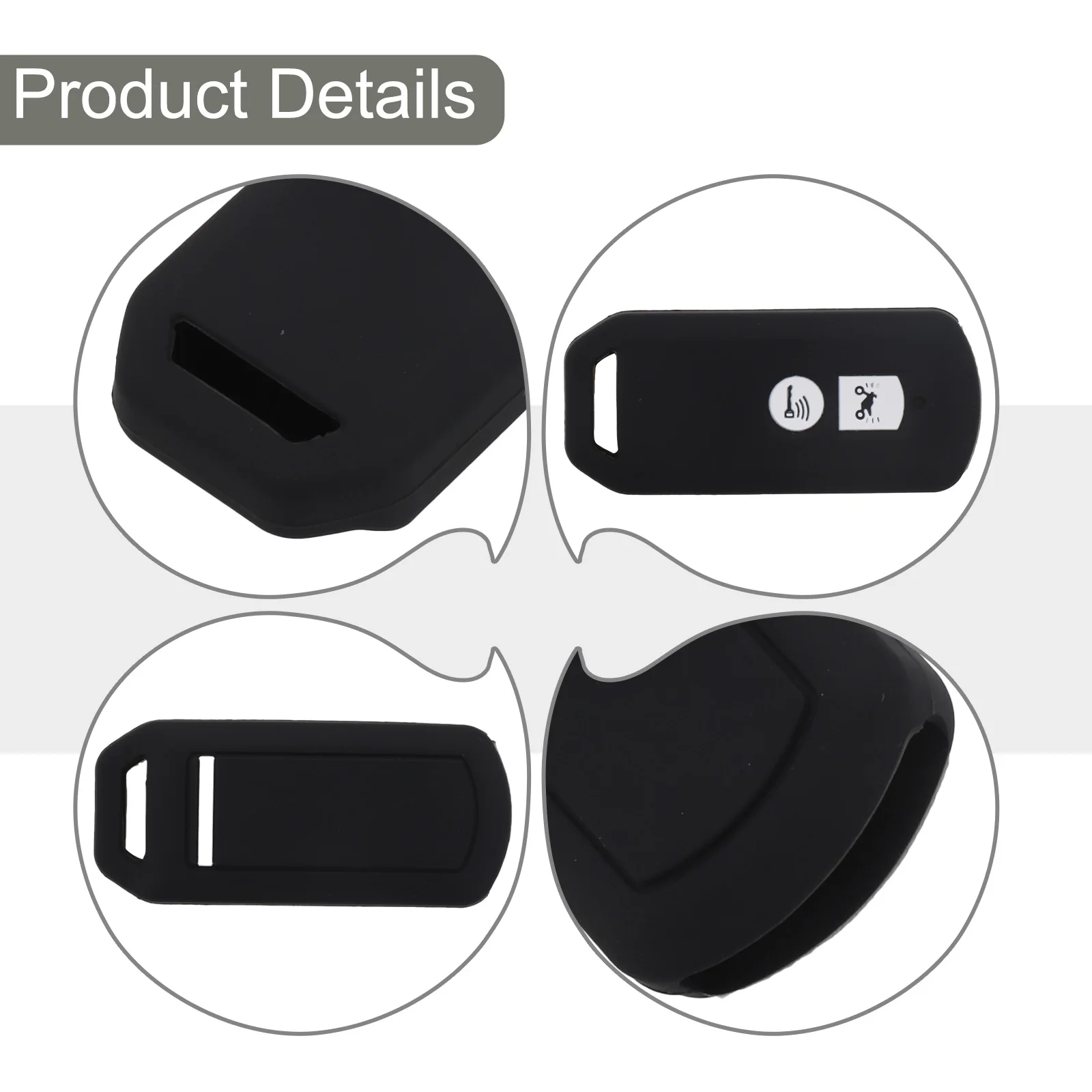 

3 Button Silicone Motorbike Smart Key Case Shell Scooter FOB Chiave Cover For Honda New Vario 125 New Scoopy 2018 Monkey PCX 150