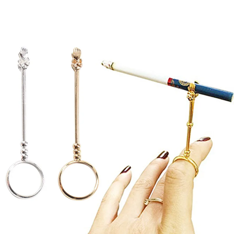 Gold Silver Colorful Cigarette Holder Ring Cigarette Holders Rings Smoking  Accessories Blunt Holder For Women Roach Clips From Lovesmoking, $2.12 |  DHgate.Com