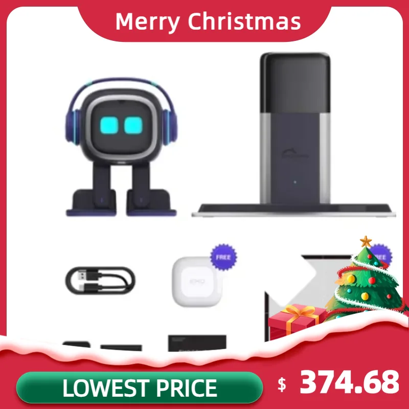 

Робот-эмо второго поколения векторный для домашнего питомца