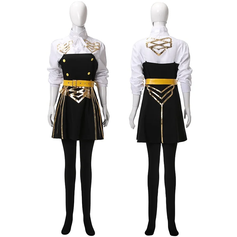 

Game Fire Emblem: Three Houses Cosplay Hilda Dress Women Skirt Stockings Halloween Carnival Costume Full Outfits Custom Made