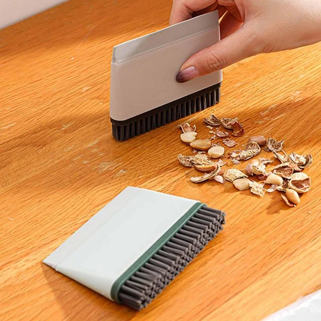 2 In 1 Kitchen Sink Squeegee Cleaner Countertop Brush Wiper