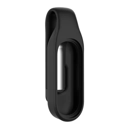 Soft Silicone Sports Strap with Clip and Protective Sleeve Holder (Black)