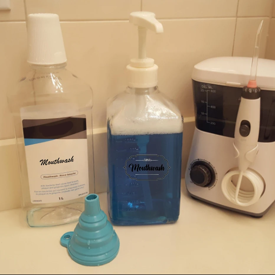 Diy Mouthwash Dispenser
