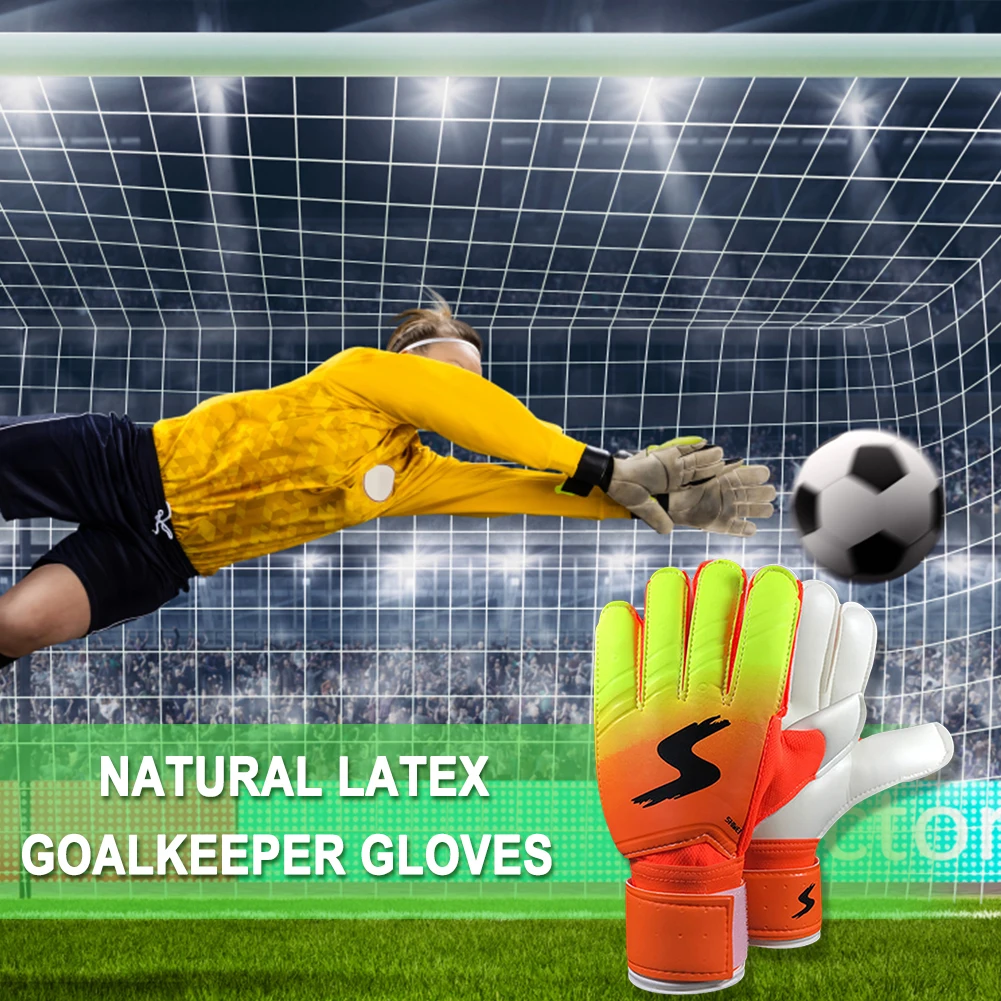 KRONOS Supreme Junior Soccer Football Goalkeeper Glove Training with  Fingersafe.