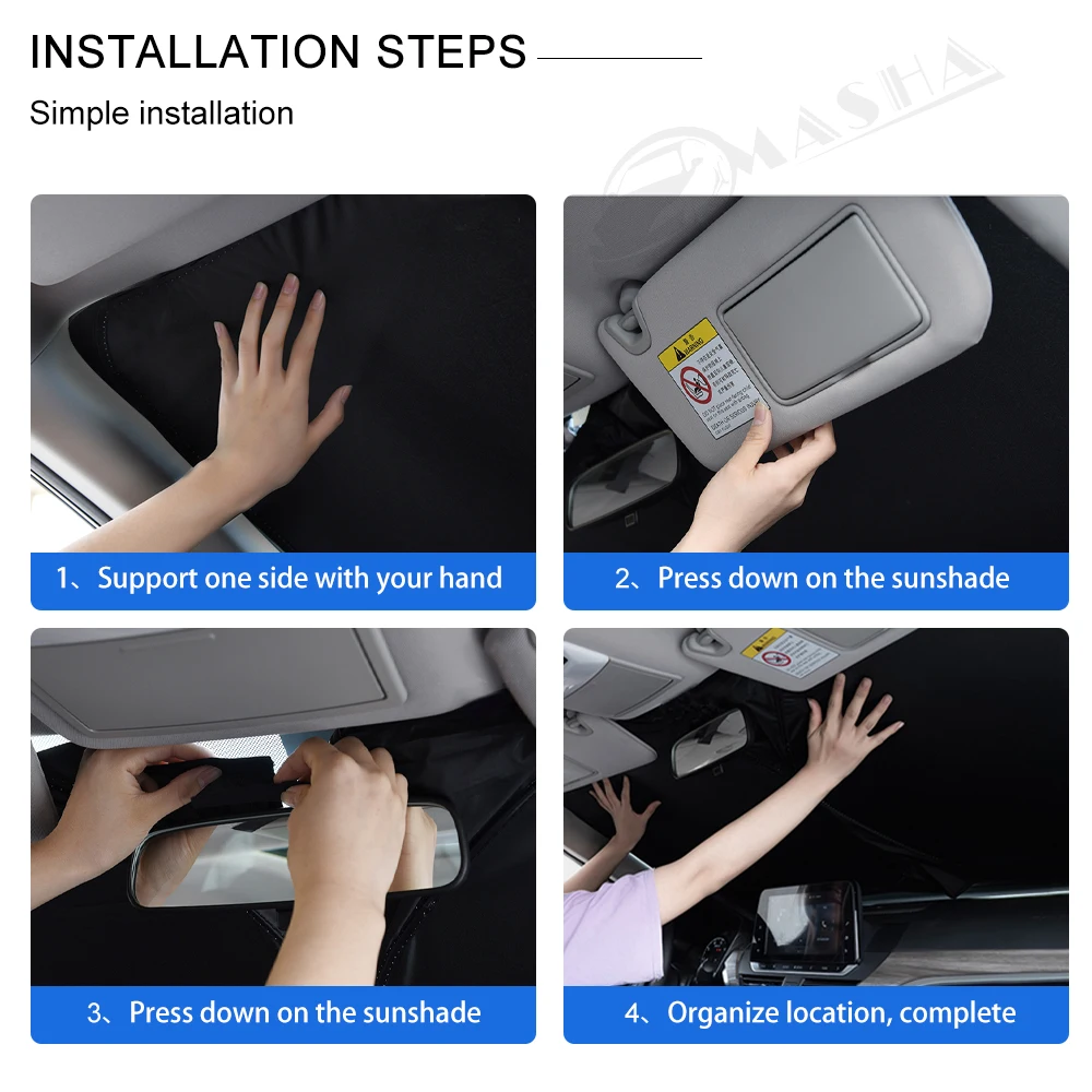 Car Sunshade,Windshield Sunshade,Windshield Sun Shade Windshield Sun Shade for Toyota CHR-CH-R Window Cover Sun Visor Foldable Sunscreen Blocks UV Rays Keep Your Car Cooler