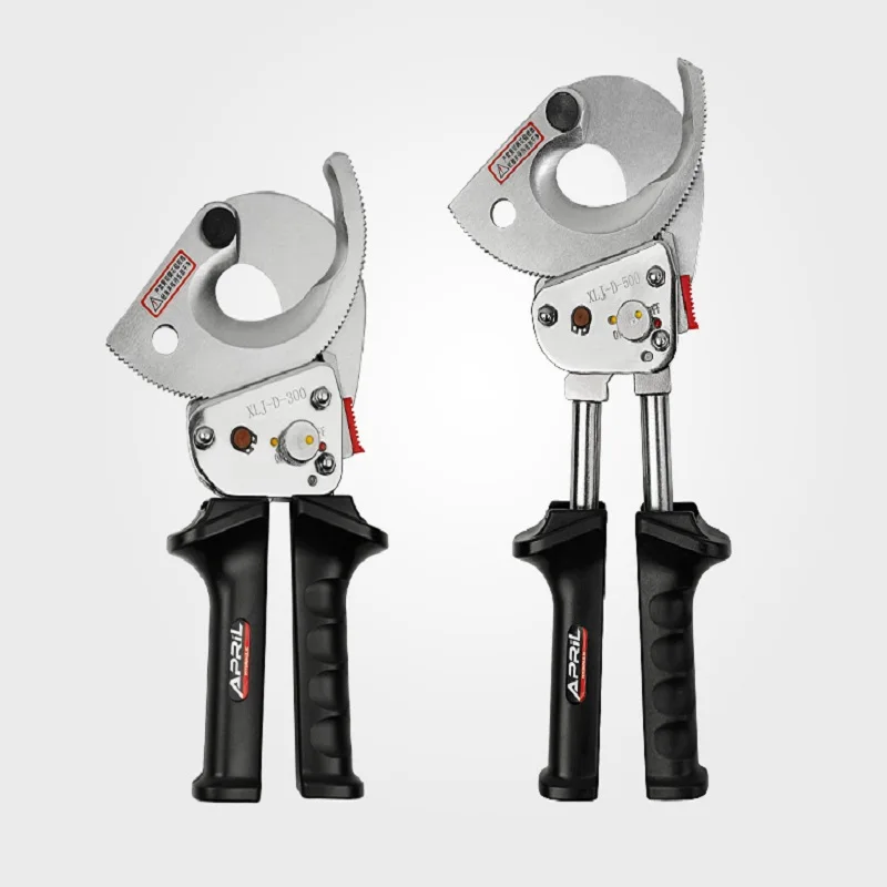 

Ratchet Wire Cutters for 300mm² /500mm² Cu/Alu Cable Cutters XLJ-D-300/XLJ-D-500 Manual Gear Cable Scissors Hydraulic Tools