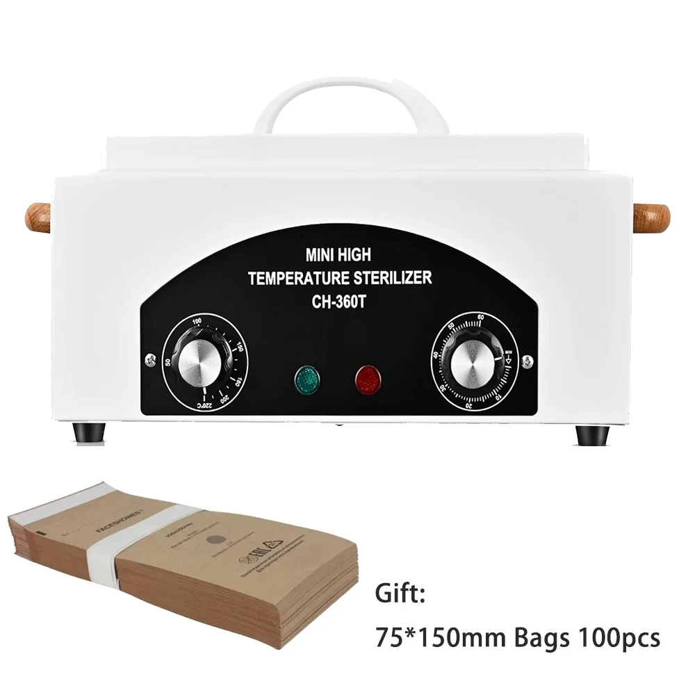 

High Temperature Sterilization Box Dry Heat Sterilizer Disinfection Metal Tools Of Manicure Salon SPA Tattoo Art