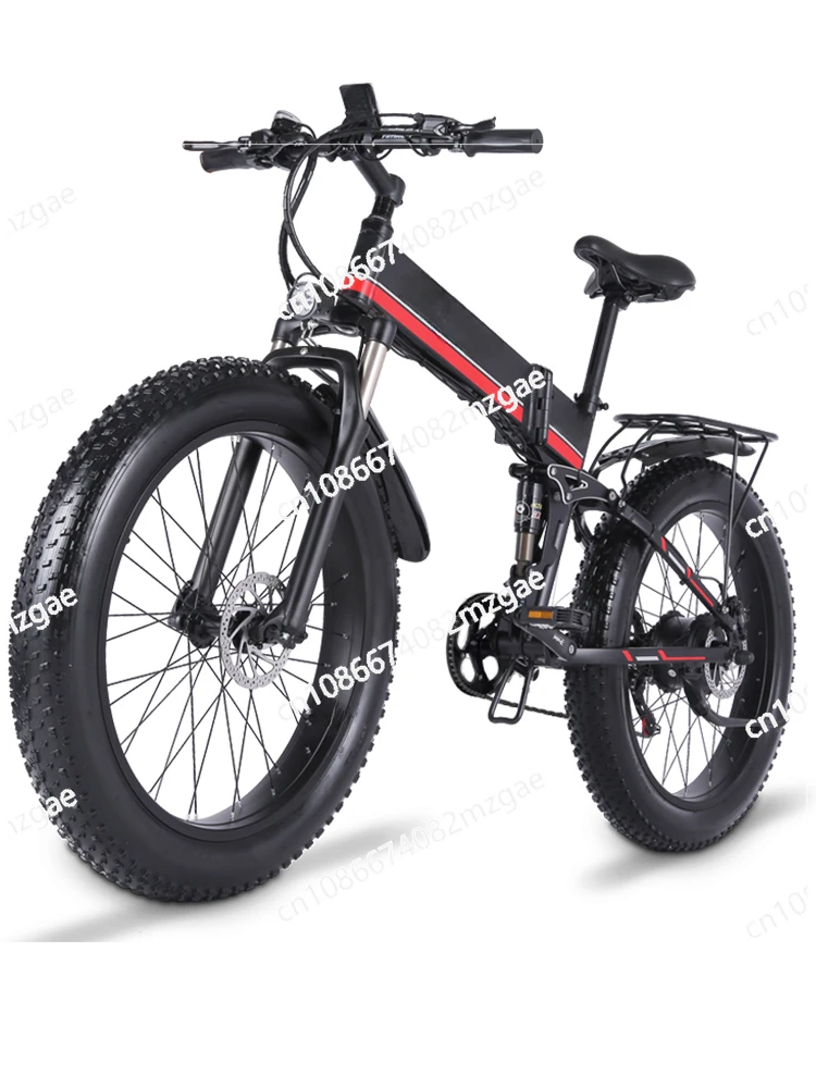 

26 дюймов 48 в 1000 Вт Интеллектуальный складной аккумулятор из алюминиевого сплава для электрических велосипедов, горных велосипедов