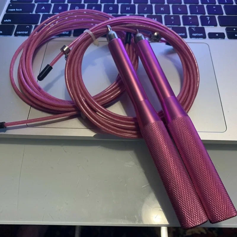 Adjustable Steel Skipping Rope Lightweight Portable Racing Skipping Rope Aerobics Fast Adult Fitness Weight Loss