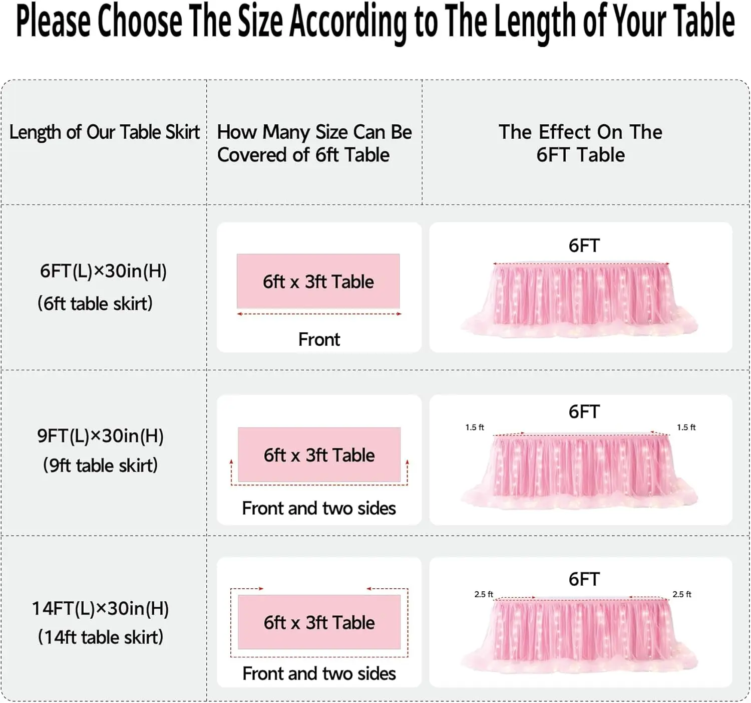 Spakly Draped drop Sequin Table Skirt for Birthday Party Baby Shower Dessert Table Wedding Cake Exhibition Reception