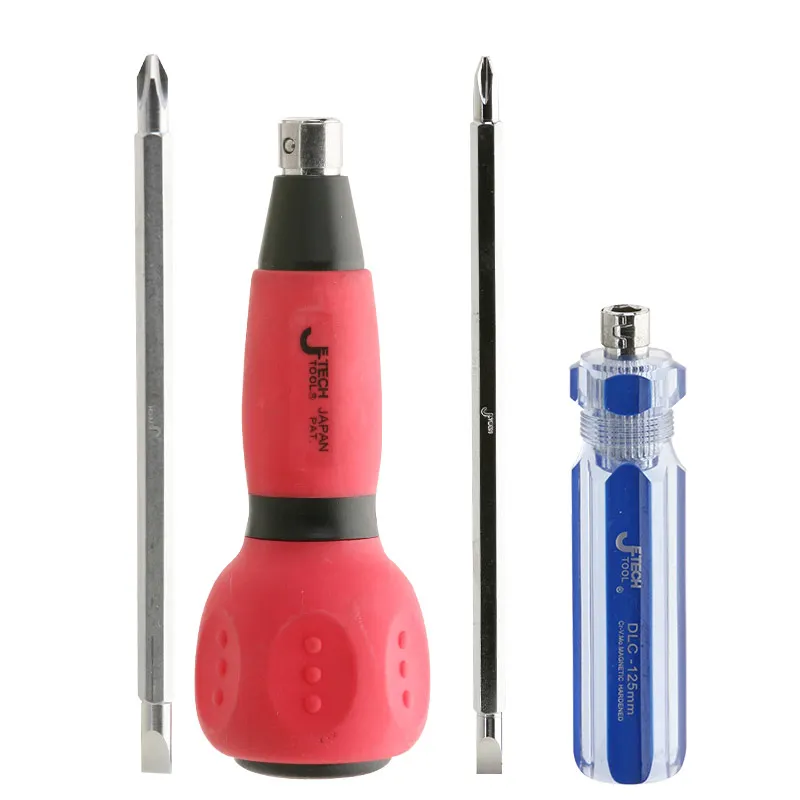 Jetech 6 in 1 rotating multi-bit multifunction kit screwdriver universal  flat triangle screw starter torx screwdriver set multi - AliExpress