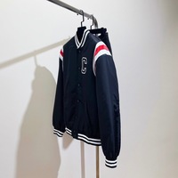 Embroidered Large C-letter Stand-up Collar Baseball Uniform Autumn and Winter New Men College Jacket