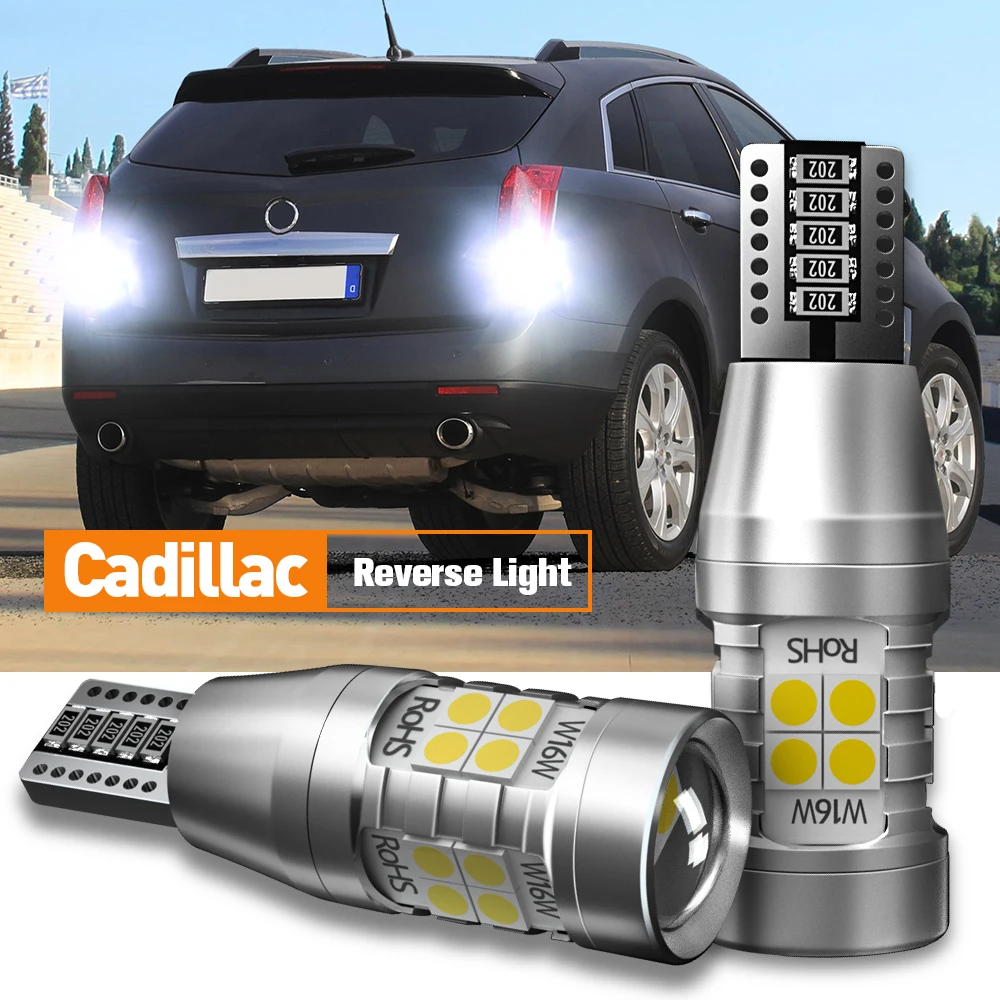 

2pcs LED Reverse Light Blub Backup Lamp W16W T15 921 Canbus Error Free For Cadillac ATS ELR XTS CT6 XT5 CTS 2016 2017 2018 2019