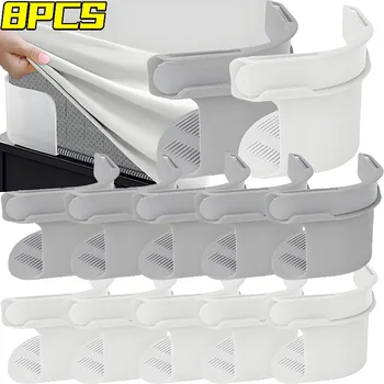 Support de drap de lit Invisible, attaches de drap, support fixe antidérapant pour matelas, couverture de canapé robuste, Clips de serrage d'angle 1