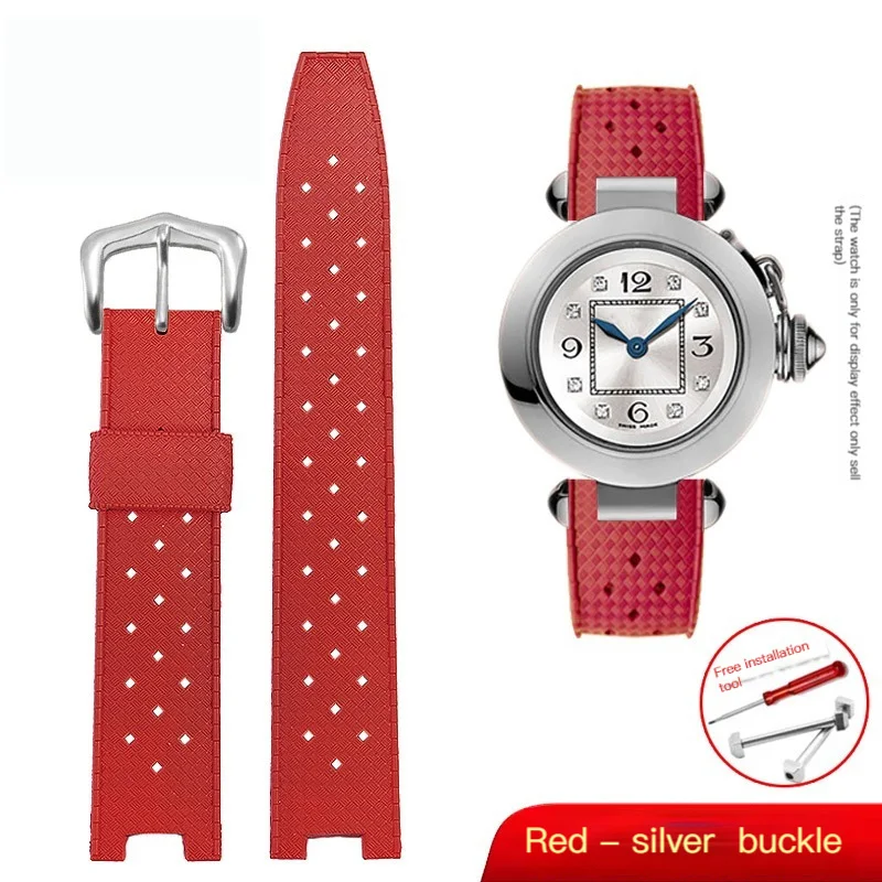 Waterproof & Sweatproof Concave Rubber Strap