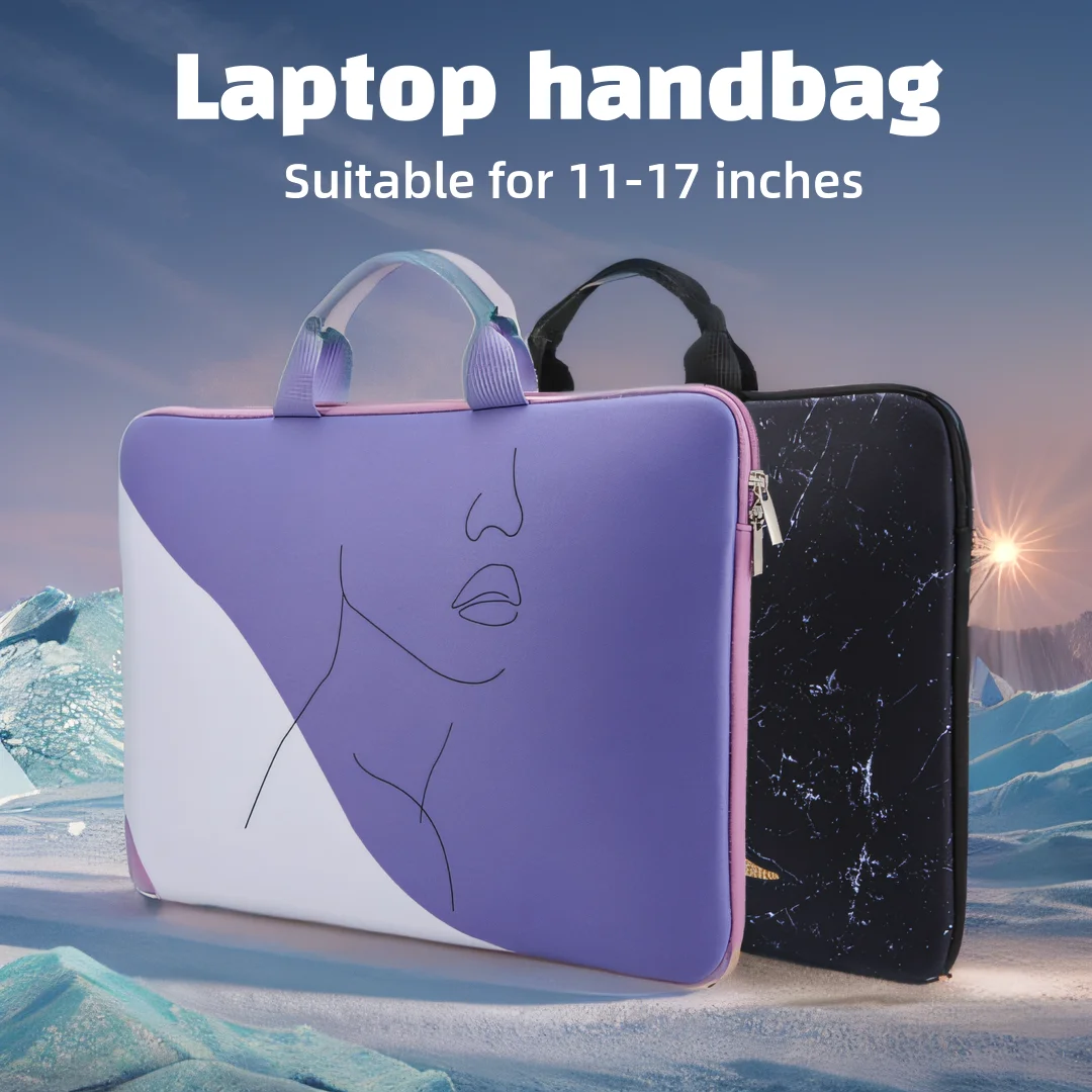 Laptop Bag Handbag 11 Inch 13 Inch 14 15 16 17 Heat Transfer Printing Trend Laptop Protection Bag