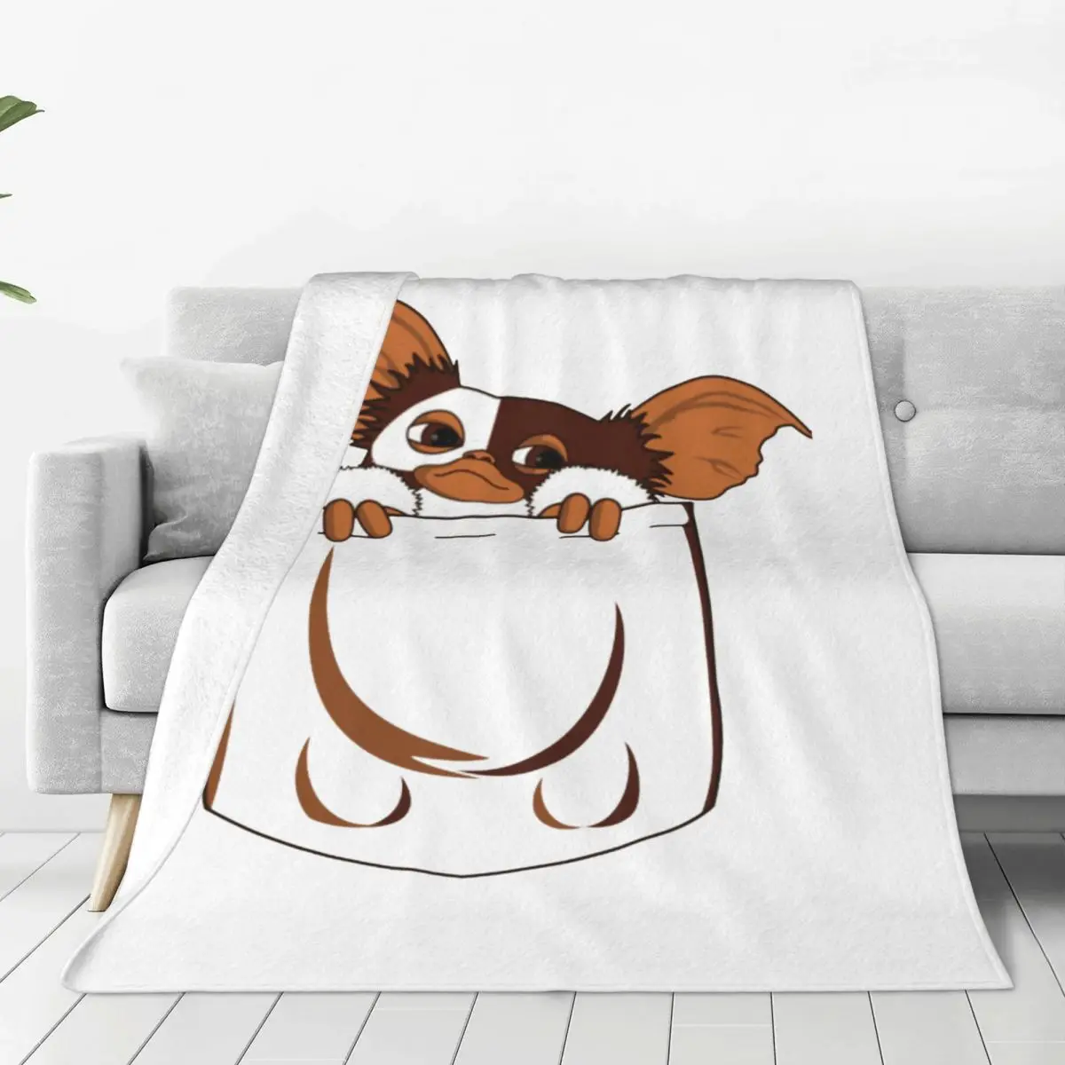 

Gizmo карманные одеяла Gremlins Monster Gremlin 80-е рождественское шерстяное покрывало постельное белье мягкое теплое покрывало